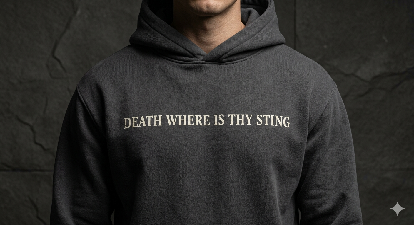 Death Where Is Thy Sting — Charcoal